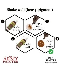 The Army Painter WP1416 - Dirt Spatter 18ml Acrylic Paint -Fascinations Metal Earth-shop the army painter wp1416 dirt spatter 18ml acrylic 4