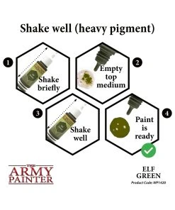 The Army Painter WP1420 - Elf Green 18ml Acrylic Paint -Fascinations Metal Earth-shop the army painter wp1420 elf green 18ml acrylic pai 4