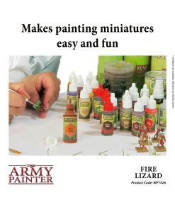 The Army Painter WP1426 - Fire Lizard 18ml Acrylic Paint 10 The Army Painter WP1426 - Fire Lizard 18ml Acrylic Paint -Fascinations Metal Earth-shop the army painter wp1426 fire lizard 18ml acrylic p 3