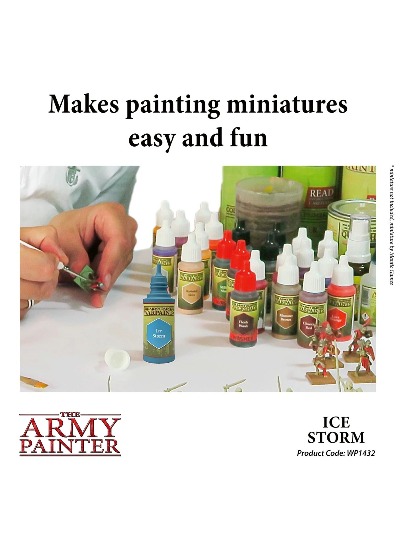 The Army Painter WP1432 - Ice Storm 18ml Acrylic Paint - Image 4