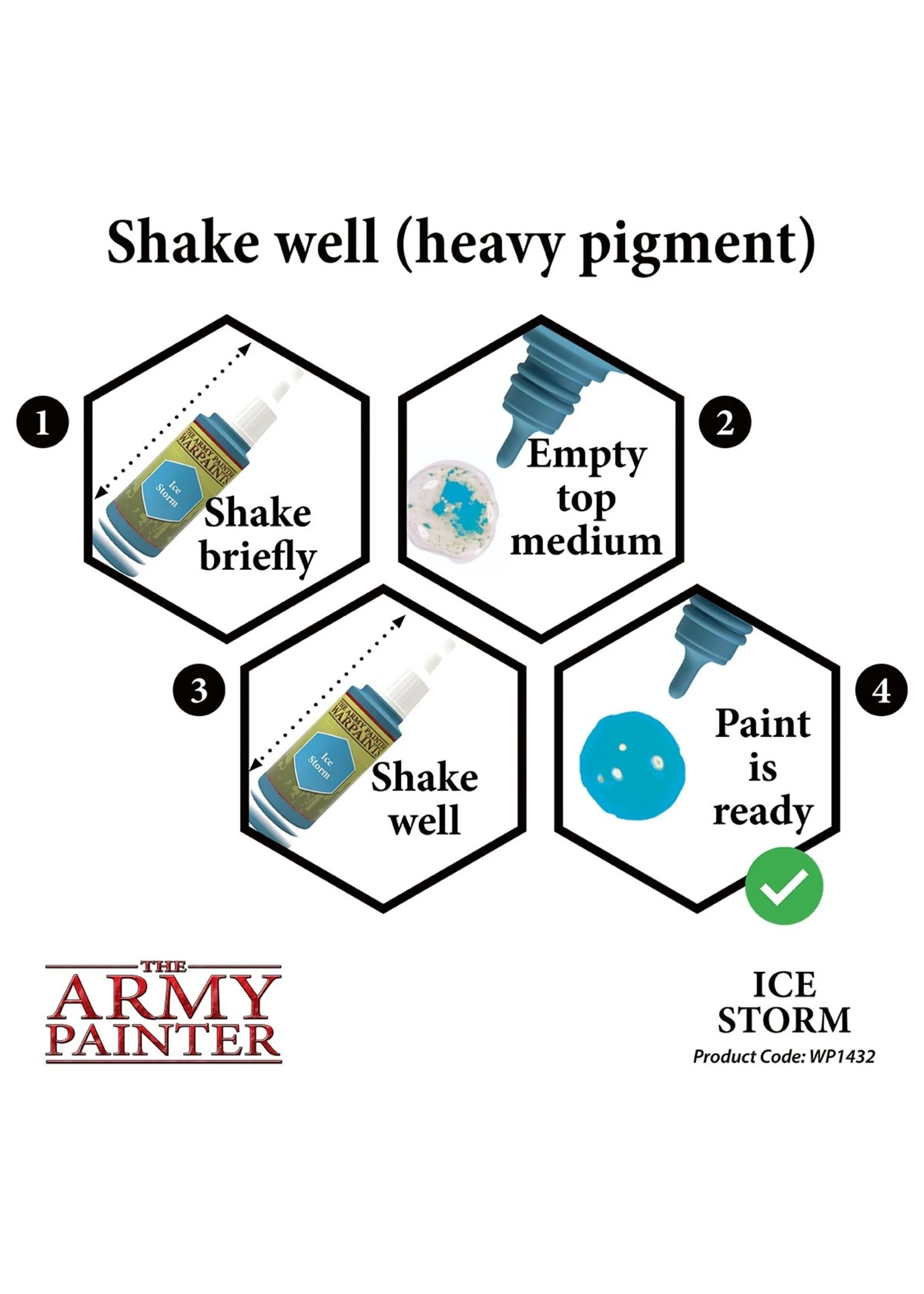 The Army Painter WP1432 - Ice Storm 18ml Acrylic Paint - Image 5