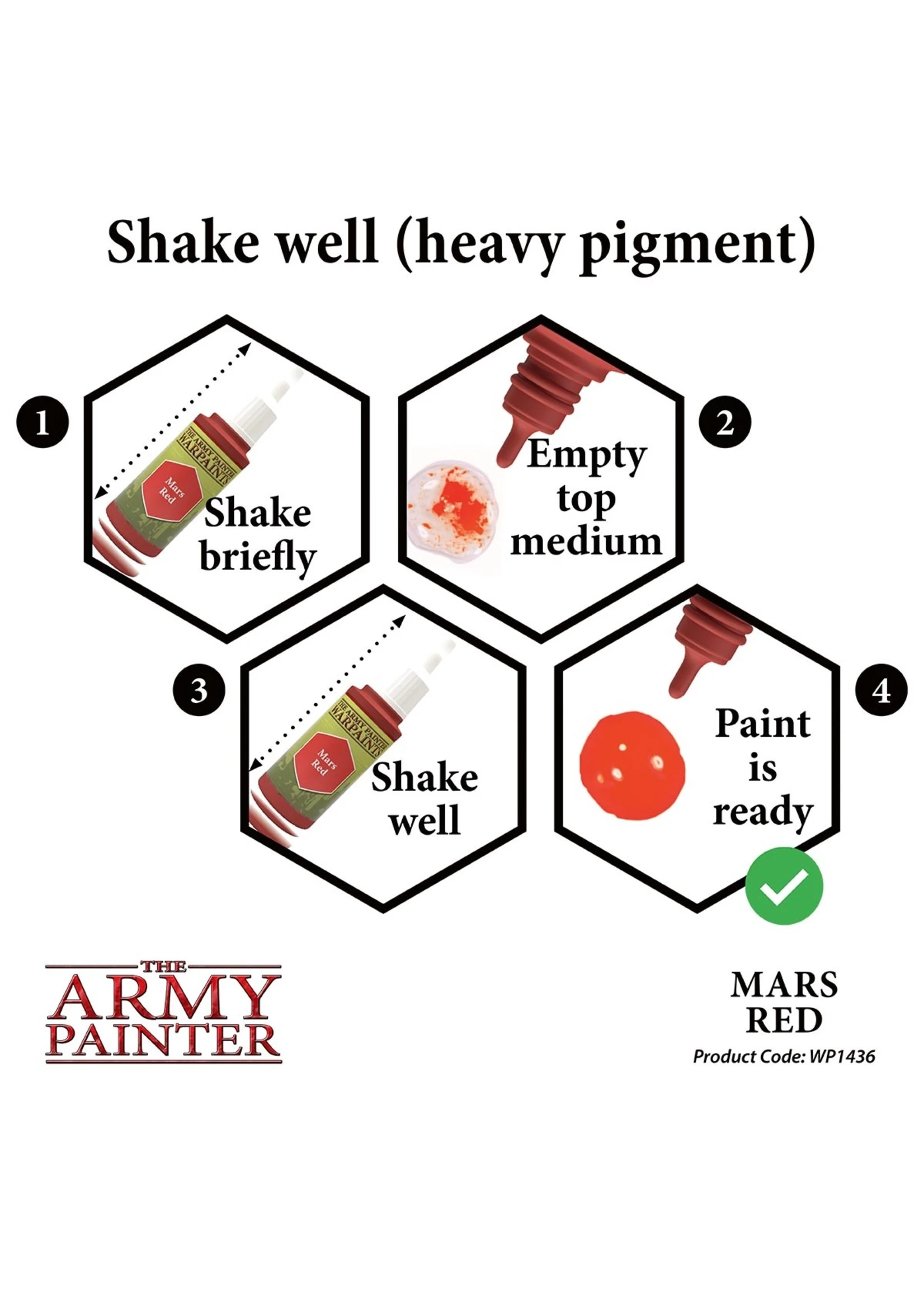 The Army Painter WP1436 - Mars Red 18ml Acrylic Paint - Image 5