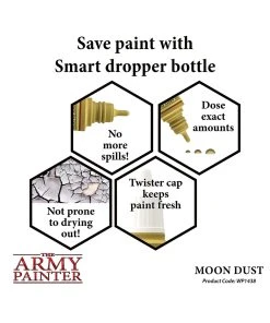 The Army Painter WP1438 - Moon Dust 18ml Acrylic Paint -Fascinations Metal Earth-shop the army painter wp1438 moon dust 18ml acrylic pai 2
