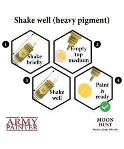 The Army Painter WP1438 - Moon Dust 18ml Acrylic Paint -Fascinations Metal Earth-shop the army painter wp1438 moon dust 18ml acrylic pai 4