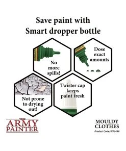 The Army Painter WP1439 - Mouldy Clothes 18ml Acrylic Paint 9 The Army Painter WP1439 - Mouldy Clothes 18ml Acrylic Paint -Fascinations Metal Earth-shop the army painter wp1439 mouldy clothes 18ml acryli 2