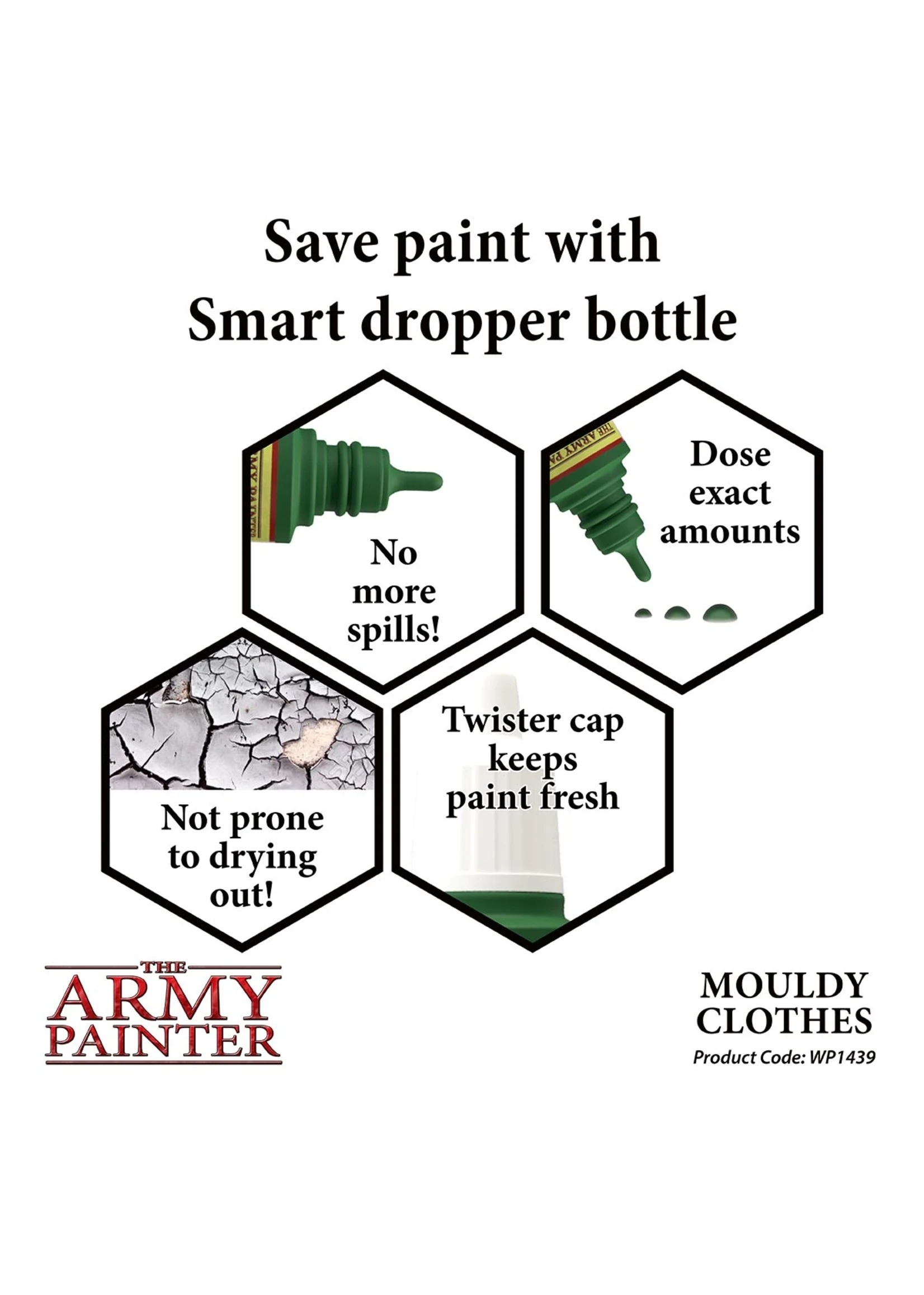 The Army Painter WP1439 - Mouldy Clothes 18ml Acrylic Paint 5 The Army Painter WP1439 - Mouldy Clothes 18ml Acrylic Paint - Image 3