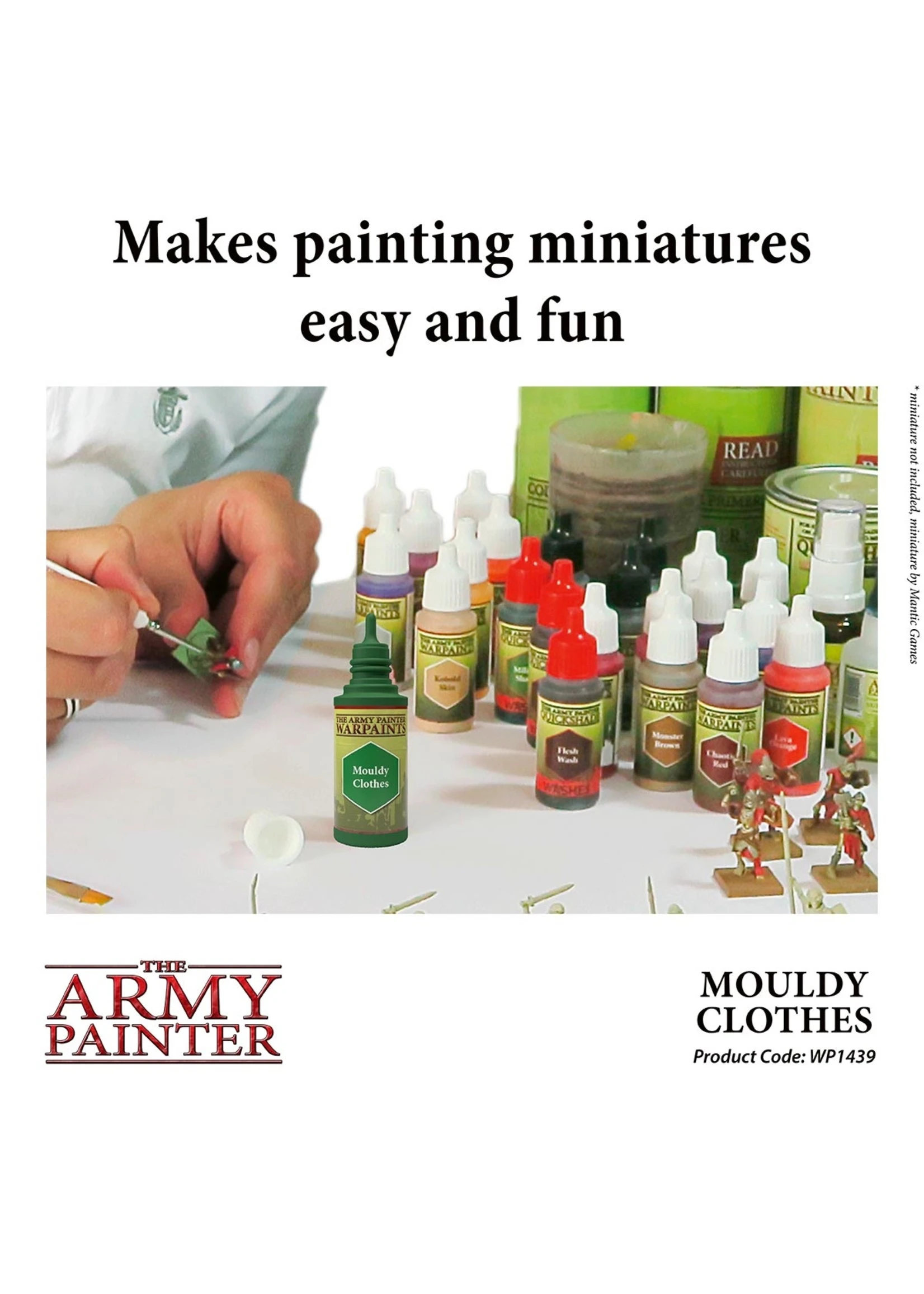 The Army Painter WP1439 - Mouldy Clothes 18ml Acrylic Paint 6 The Army Painter WP1439 - Mouldy Clothes 18ml Acrylic Paint - Image 4