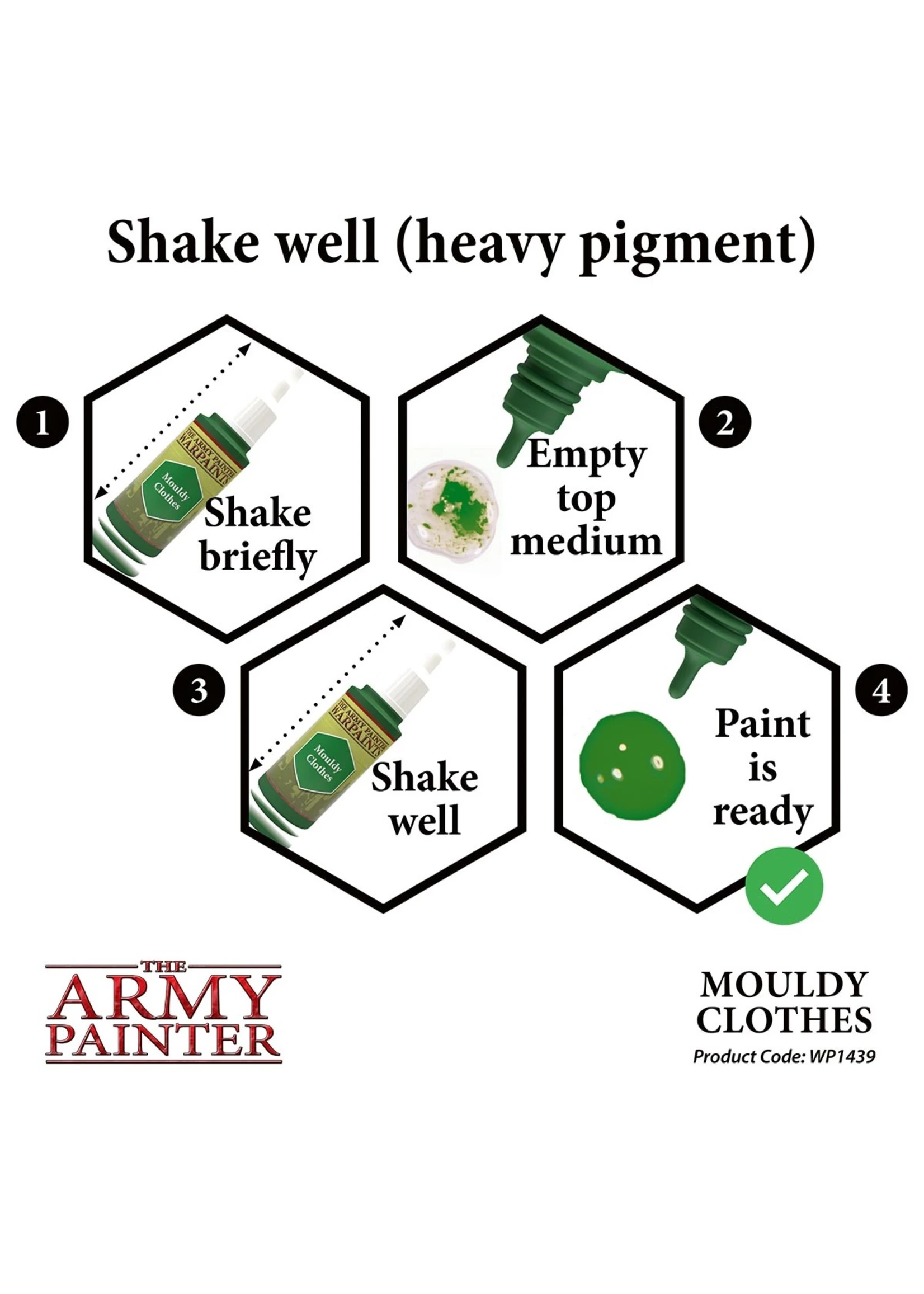 The Army Painter WP1439 - Mouldy Clothes 18ml Acrylic Paint 7 The Army Painter WP1439 - Mouldy Clothes 18ml Acrylic Paint - Image 5