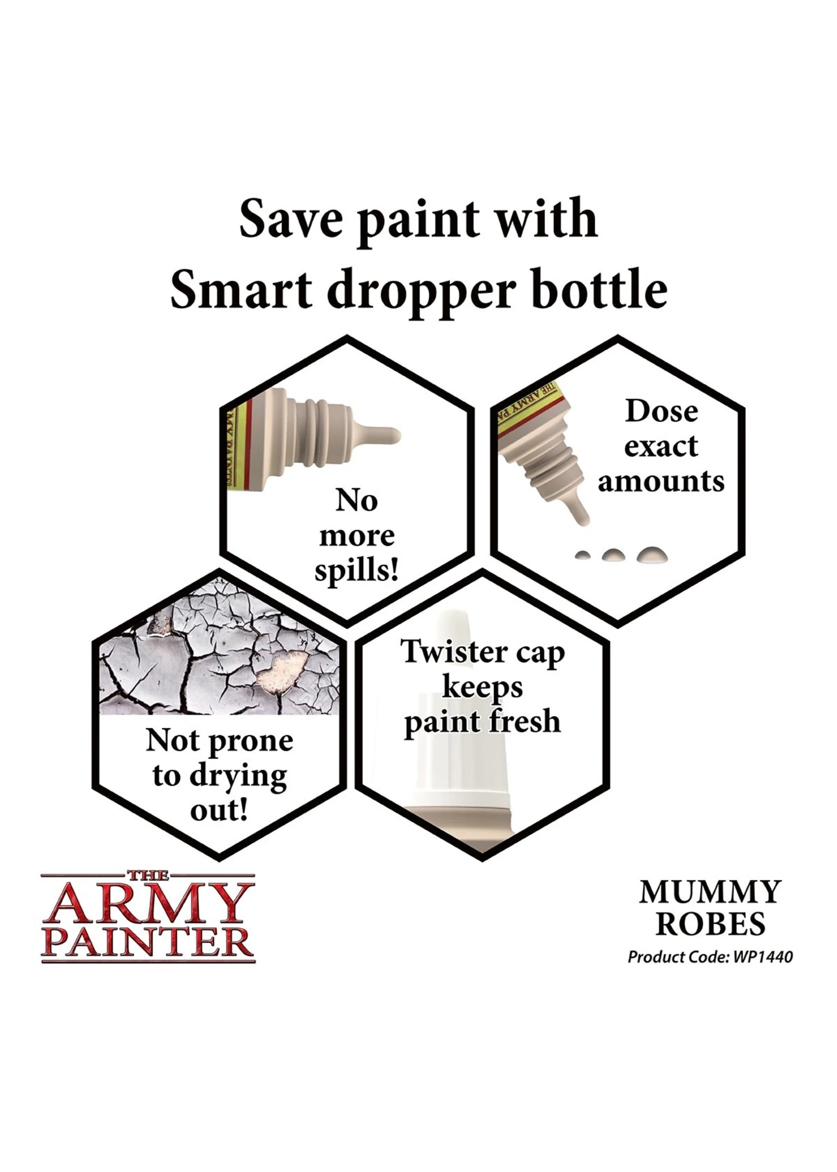 The Army Painter WP1440 - Mummy Robes 18ml Acrylic Paint - Image 3