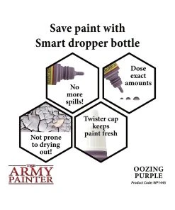 The Army Painter WP1445 - Oozing Purple 18ml Acrylic Paint 9 The Army Painter WP1445 - Oozing Purple 18ml Acrylic Paint -Fascinations Metal Earth-shop the army painter wp1445 oozing purple 18ml acrylic 2