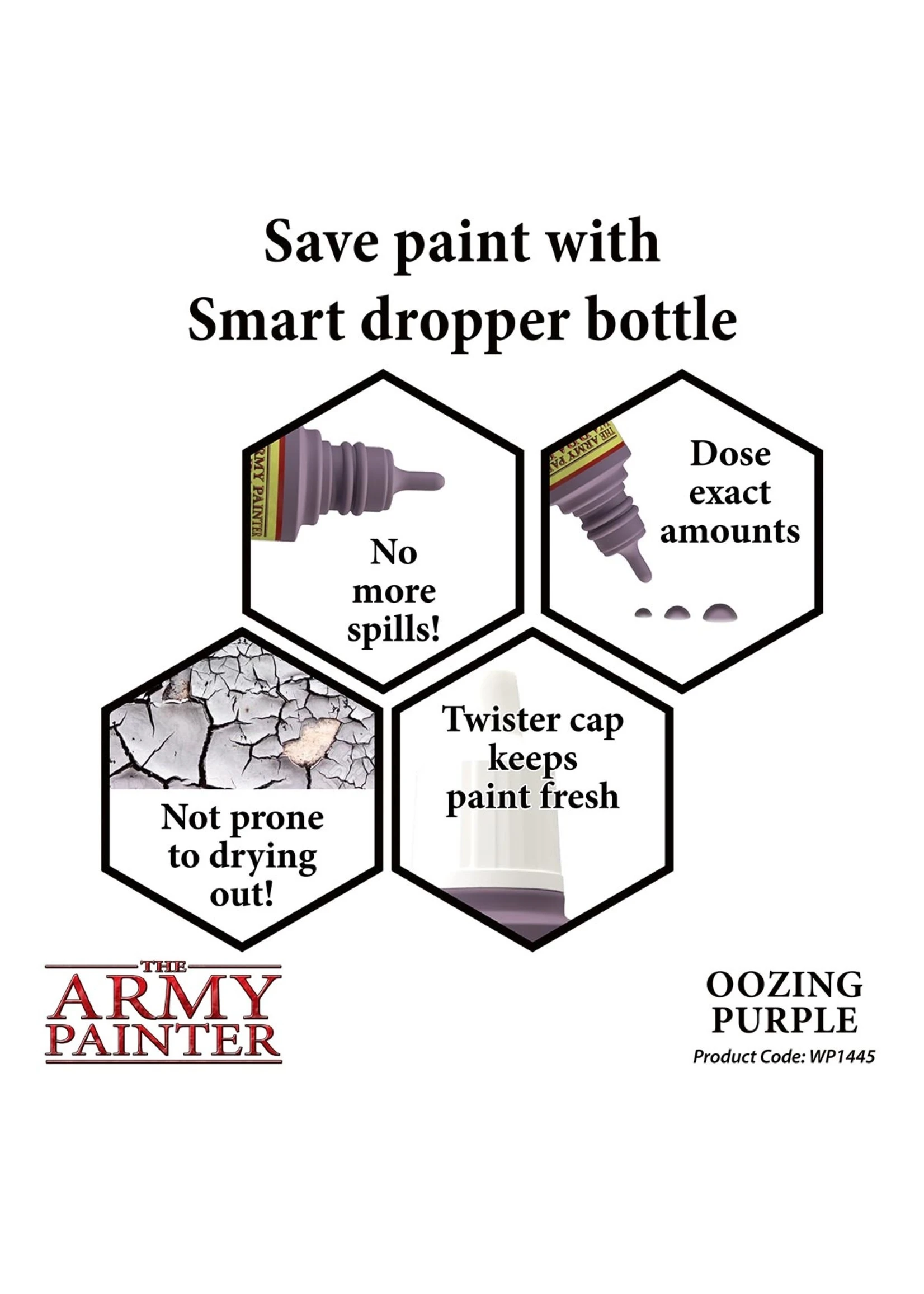 The Army Painter WP1445 - Oozing Purple 18ml Acrylic Paint 5 The Army Painter WP1445 - Oozing Purple 18ml Acrylic Paint - Image 3