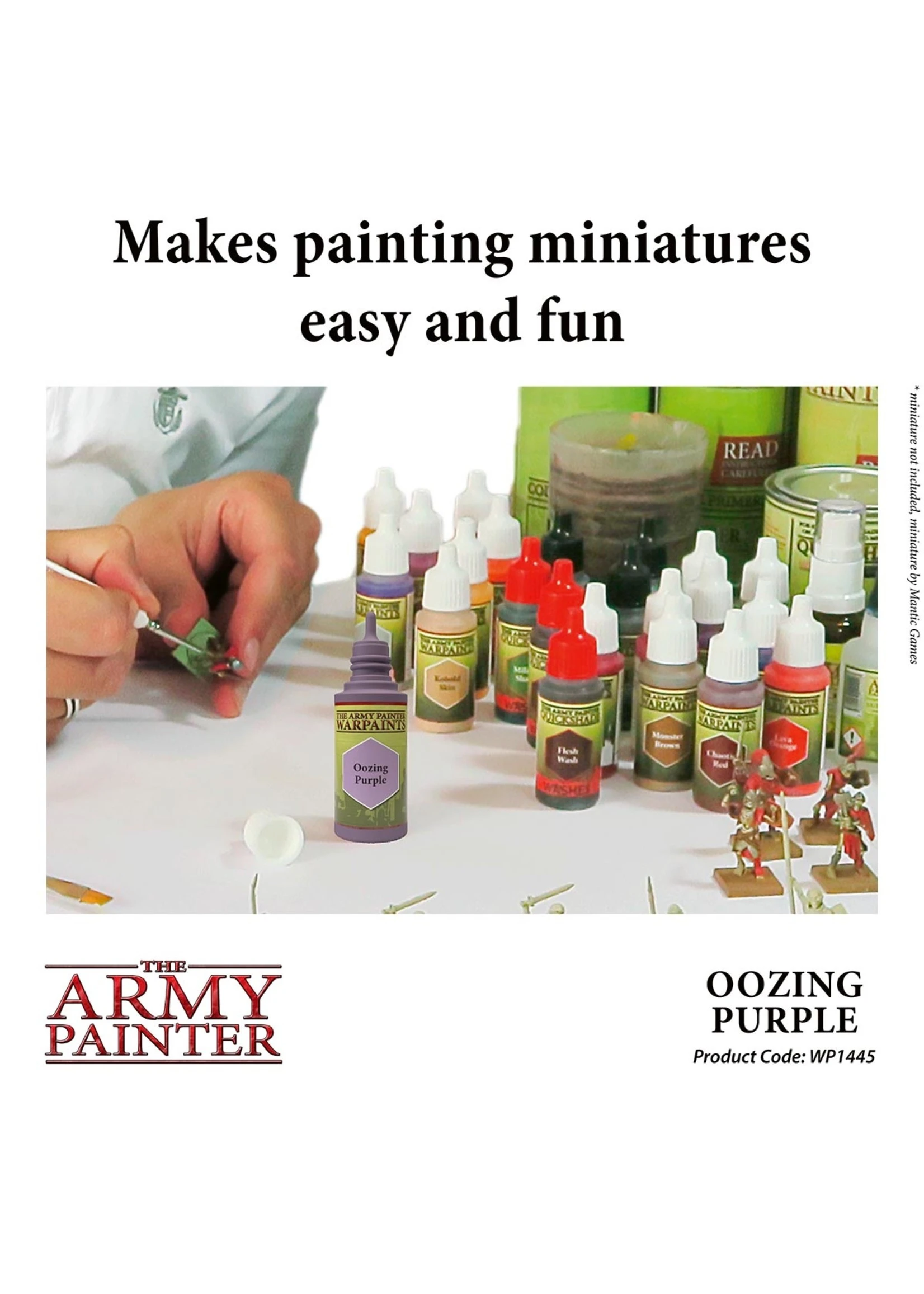 The Army Painter WP1445 - Oozing Purple 18ml Acrylic Paint 6 The Army Painter WP1445 - Oozing Purple 18ml Acrylic Paint - Image 4
