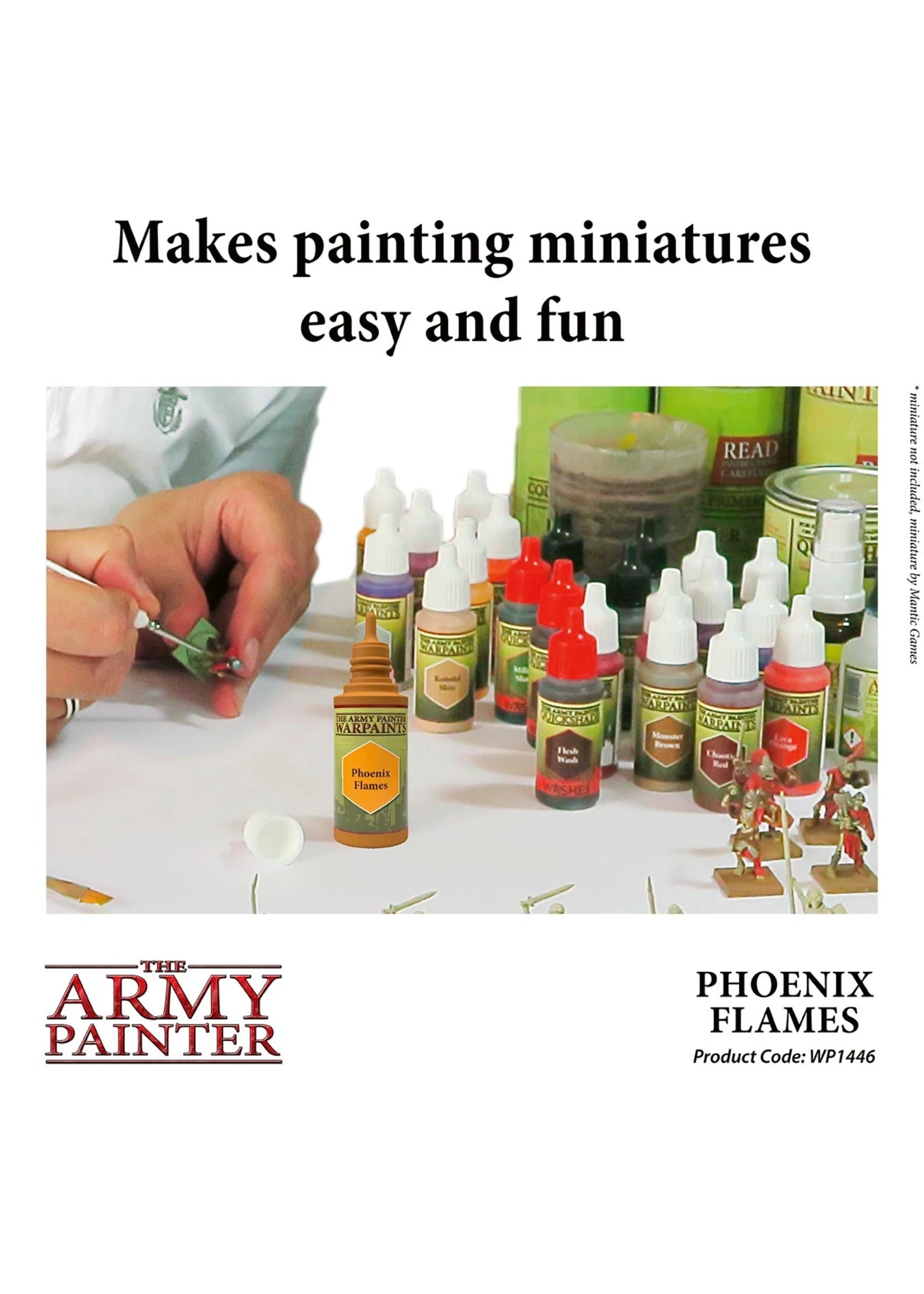 The Army Painter WP1446 - Phoenix Flames 18ml Acrylic Paint 6 The Army Painter WP1446 - Phoenix Flames 18ml Acrylic Paint - Image 4