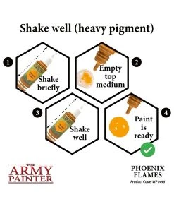 The Army Painter WP1446 - Phoenix Flames 18ml Acrylic Paint 11 The Army Painter WP1446 - Phoenix Flames 18ml Acrylic Paint -Fascinations Metal Earth-shop the army painter wp1446 phoenix flames 18ml acryli 4