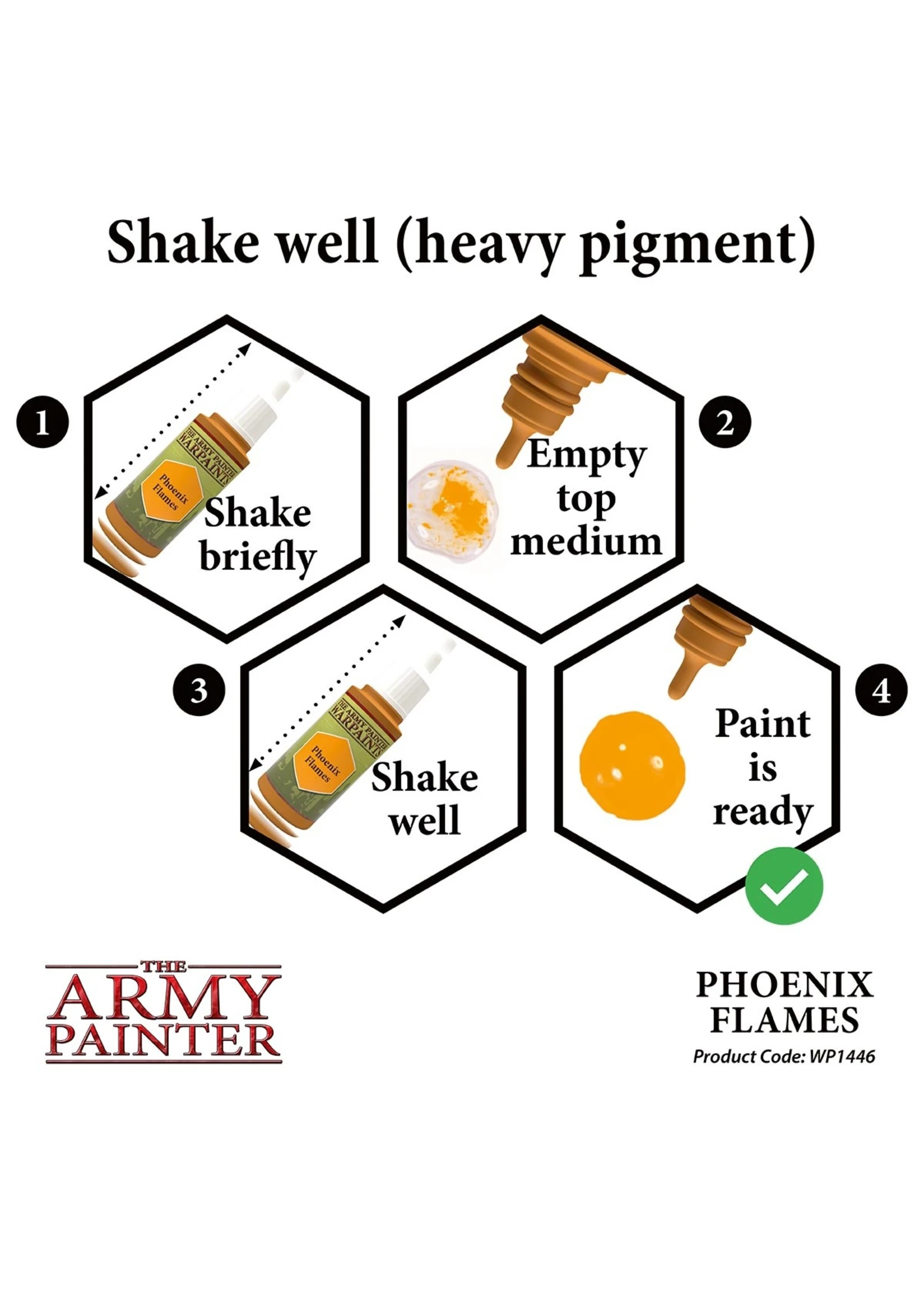 The Army Painter WP1446 - Phoenix Flames 18ml Acrylic Paint 7 The Army Painter WP1446 - Phoenix Flames 18ml Acrylic Paint - Image 5