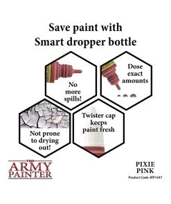 The Army Painter WP1447 - Pixie Pink 18ml Acrylic Paint -Fascinations Metal Earth-shop the army painter wp1447 pixie pink 18ml acrylic pa 2