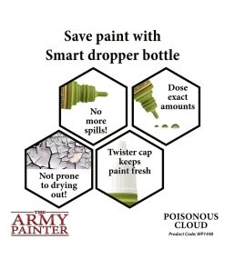 The Army Painter WP1448 - Poisonous Cloud 18ml Acrylic Paint -Fascinations Metal Earth-shop the army painter wp1448 poisonous cloud 18ml acryl 2
