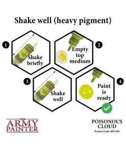 The Army Painter WP1448 - Poisonous Cloud 18ml Acrylic Paint -Fascinations Metal Earth-shop the army painter wp1448 poisonous cloud 18ml acryl 4