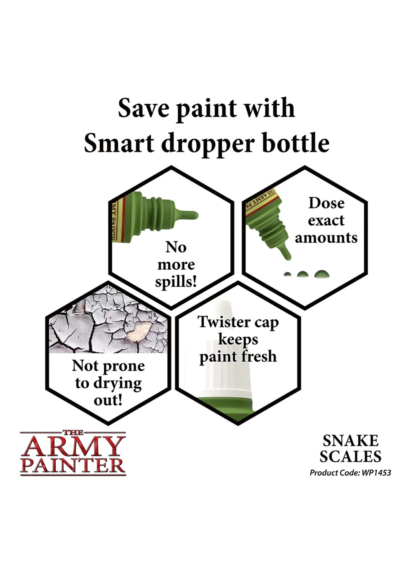 The Army Painter WP1453 - Snake Scales 18ml Acrylic Paint - Image 3