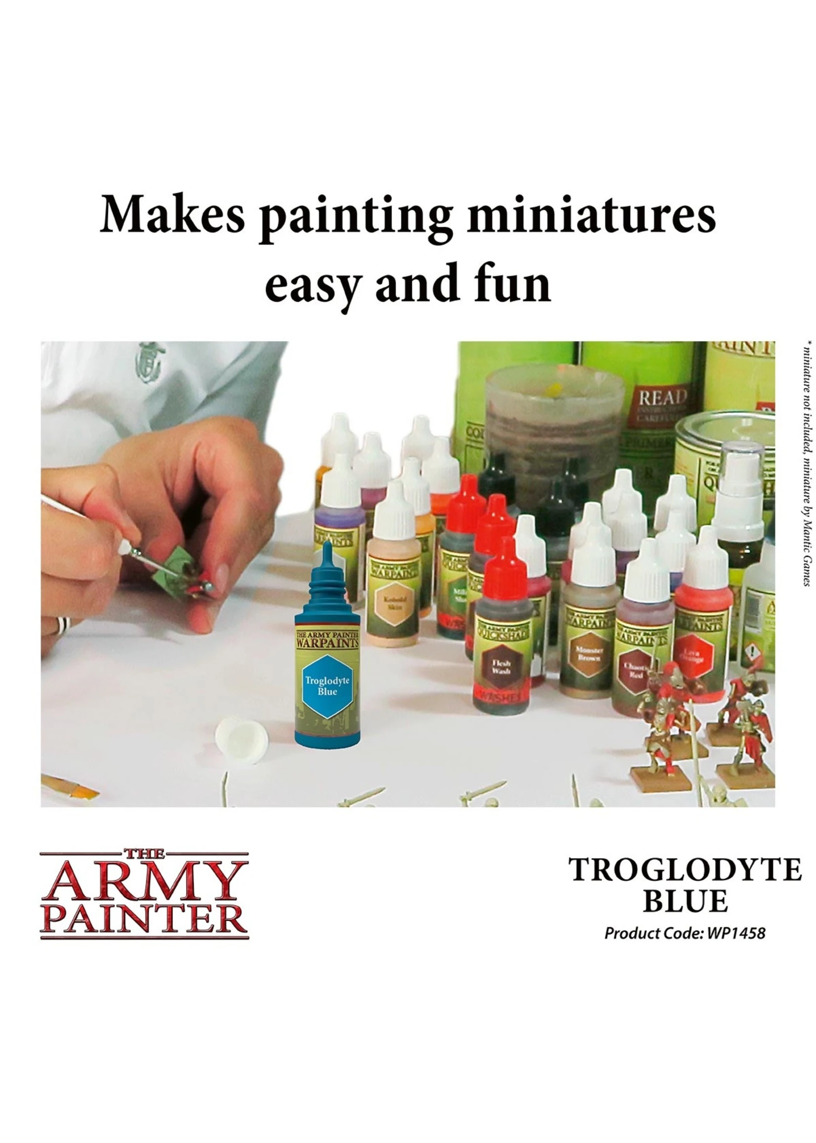 The Army Painter WP1458 - Troglodyte Blue 18ml Acrylic Paint 6 The Army Painter WP1458 - Troglodyte Blue 18ml Acrylic Paint - Image 4