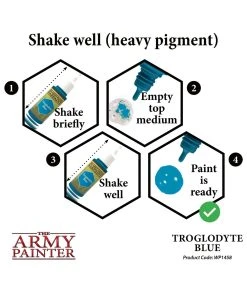 The Army Painter WP1458 - Troglodyte Blue 18ml Acrylic Paint 11 The Army Painter WP1458 - Troglodyte Blue 18ml Acrylic Paint -Fascinations Metal Earth-shop the army painter wp1458 troglodyte blue 18ml acryl 4