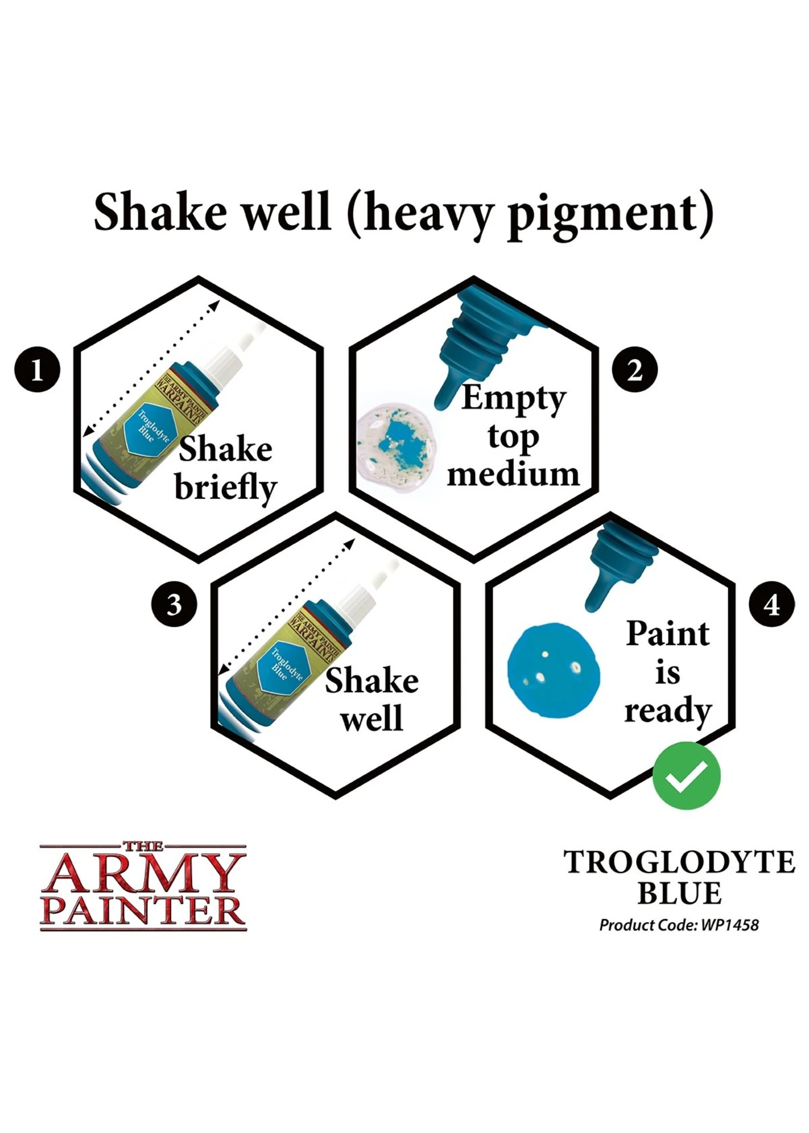 The Army Painter WP1458 - Troglodyte Blue 18ml Acrylic Paint 7 The Army Painter WP1458 - Troglodyte Blue 18ml Acrylic Paint - Image 5