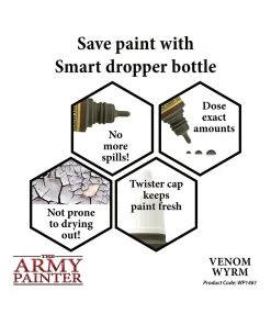 The Army Painter WP1461 - Venom Wyrm 18ml Acrylic Paint -Fascinations Metal Earth-shop the army painter wp1461 venom wyrm 18ml acrylic pa 2