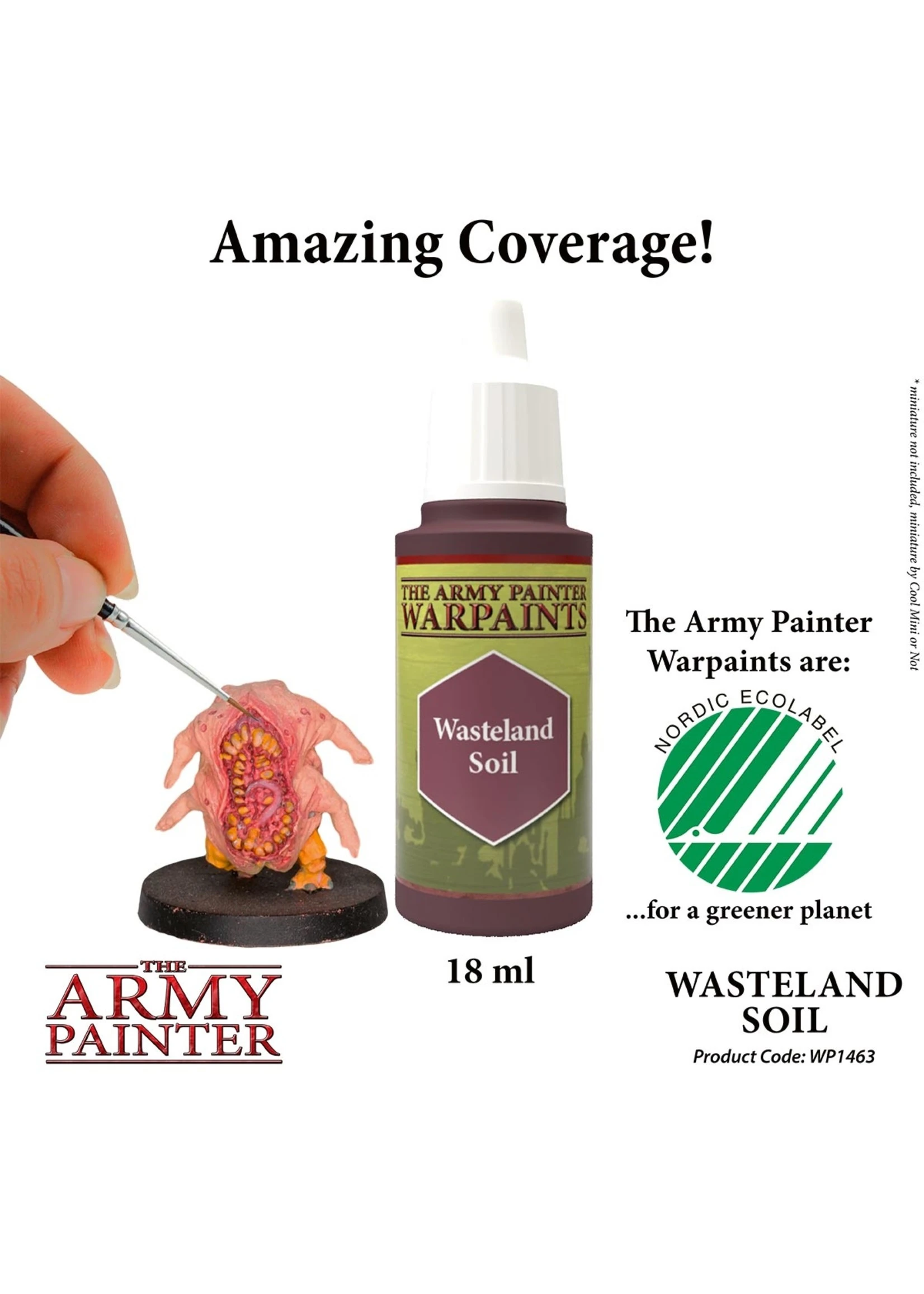The Army Painter WP1463 - Wasteland Soil 18ml Acrylic Paint 4 The Army Painter WP1463 - Wasteland Soil 18ml Acrylic Paint - Image 2