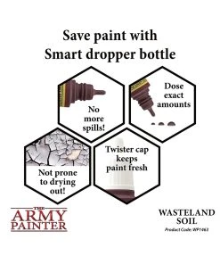 The Army Painter WP1463 - Wasteland Soil 18ml Acrylic Paint 9 The Army Painter WP1463 - Wasteland Soil 18ml Acrylic Paint -Fascinations Metal Earth-shop the army painter wp1463 wasteland soil 18ml acryli 2