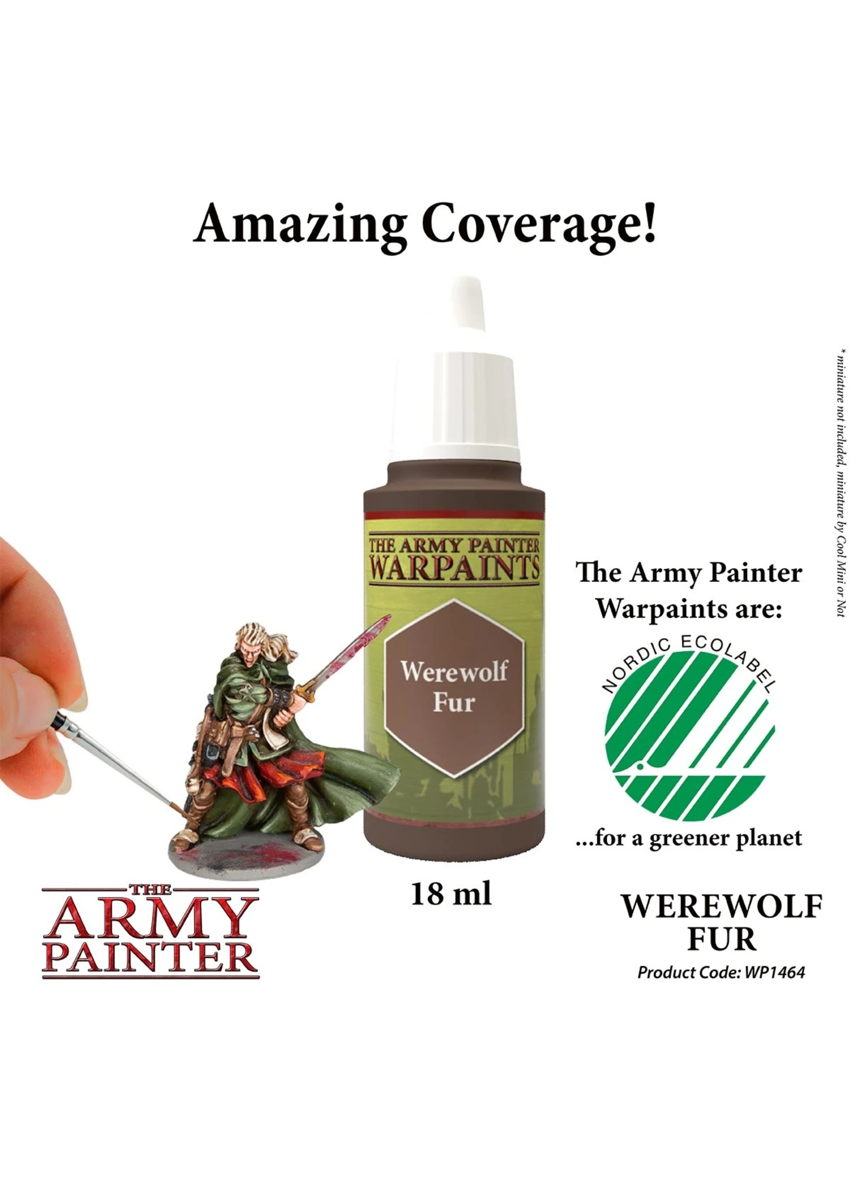 The Army Painter WP1464 - Werewolf Fur 18ml Acrylic Paint 4 The Army Painter WP1464 - Werewolf Fur 18ml Acrylic Paint - Image 2