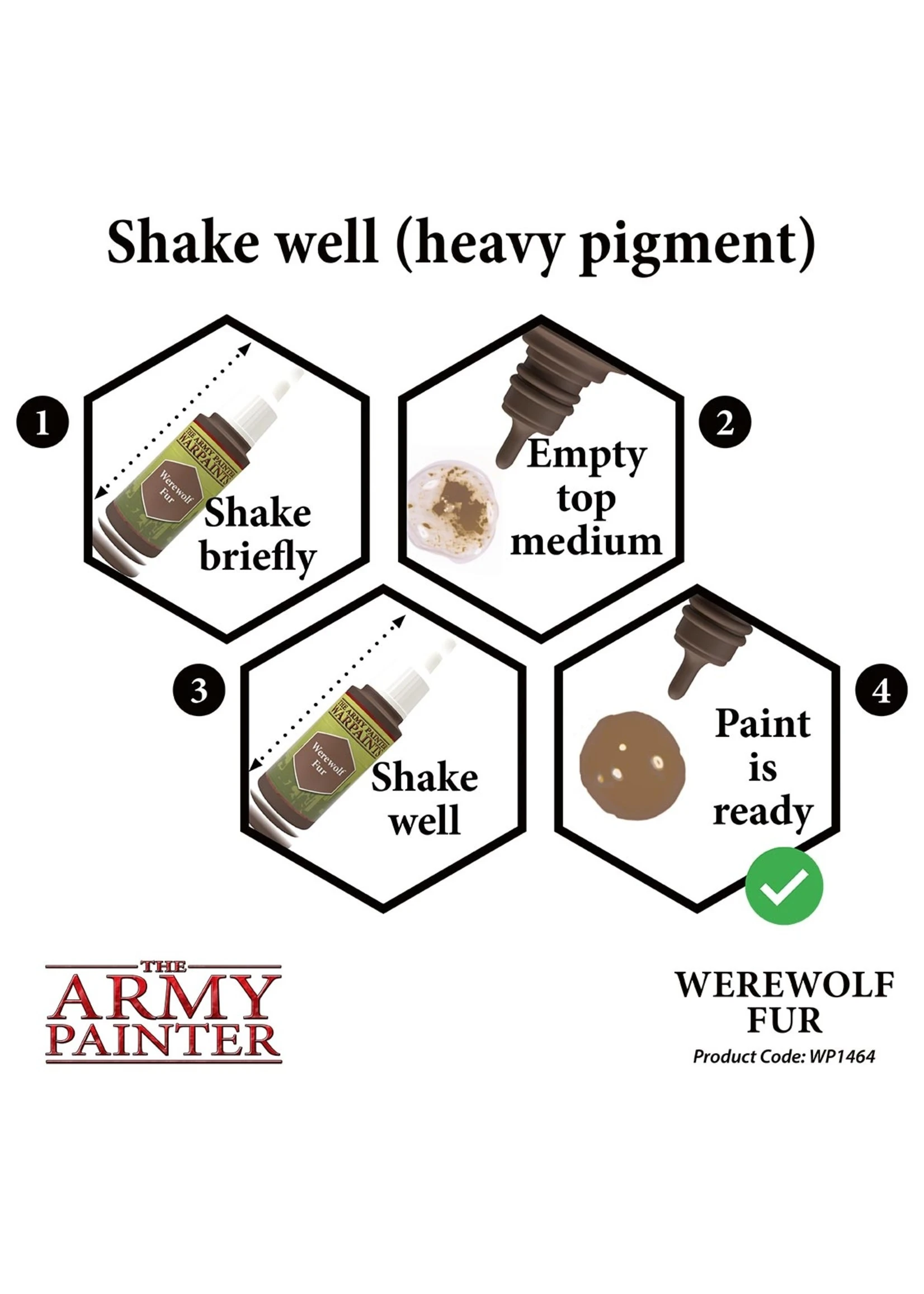 The Army Painter WP1464 - Werewolf Fur 18ml Acrylic Paint 7 The Army Painter WP1464 - Werewolf Fur 18ml Acrylic Paint - Image 5