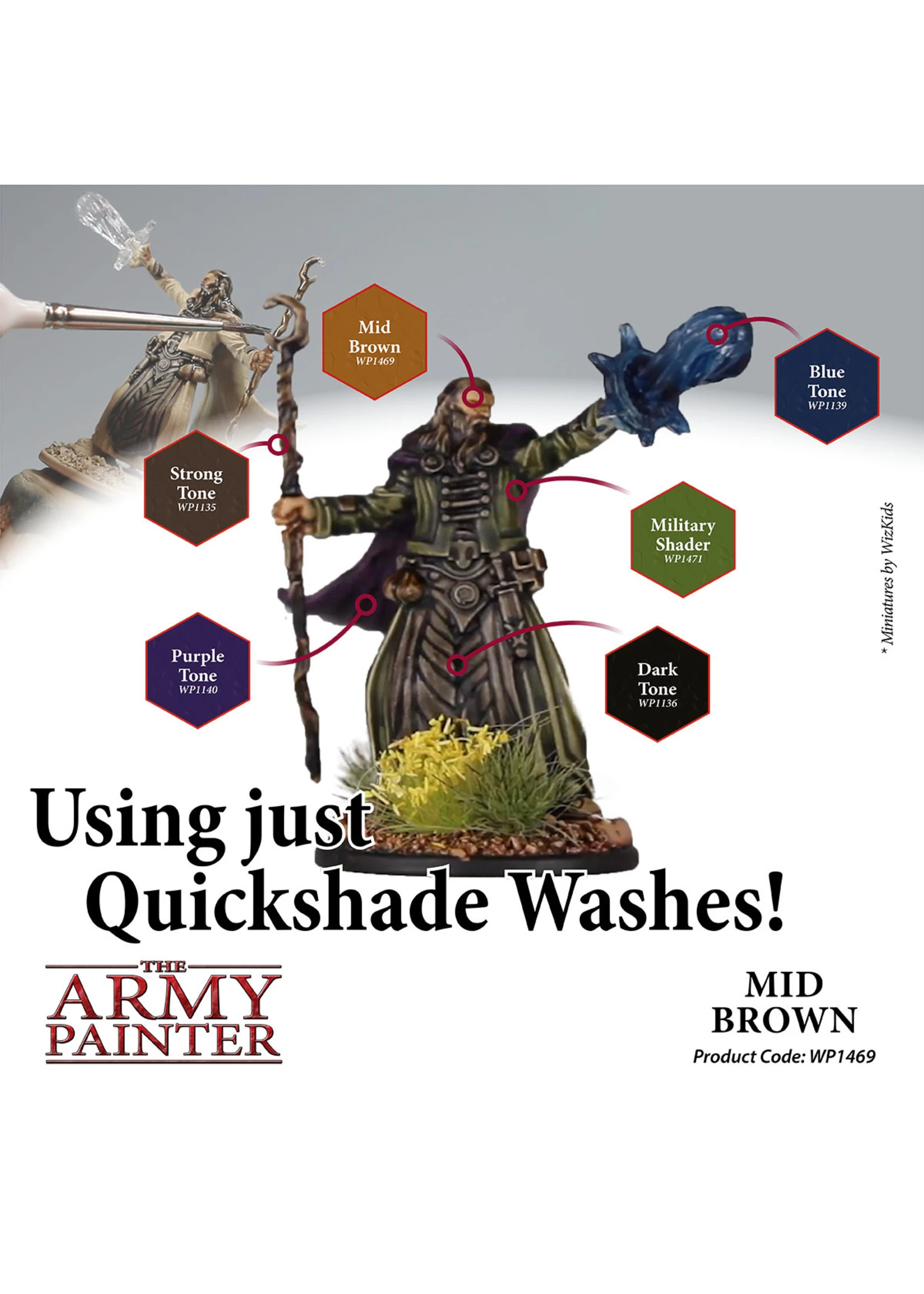 The Army Painter WP1469 - Quickshade Mid Brown 18ml Wash 6 The Army Painter WP1469 - Quickshade Mid Brown 18ml Wash - Image 4