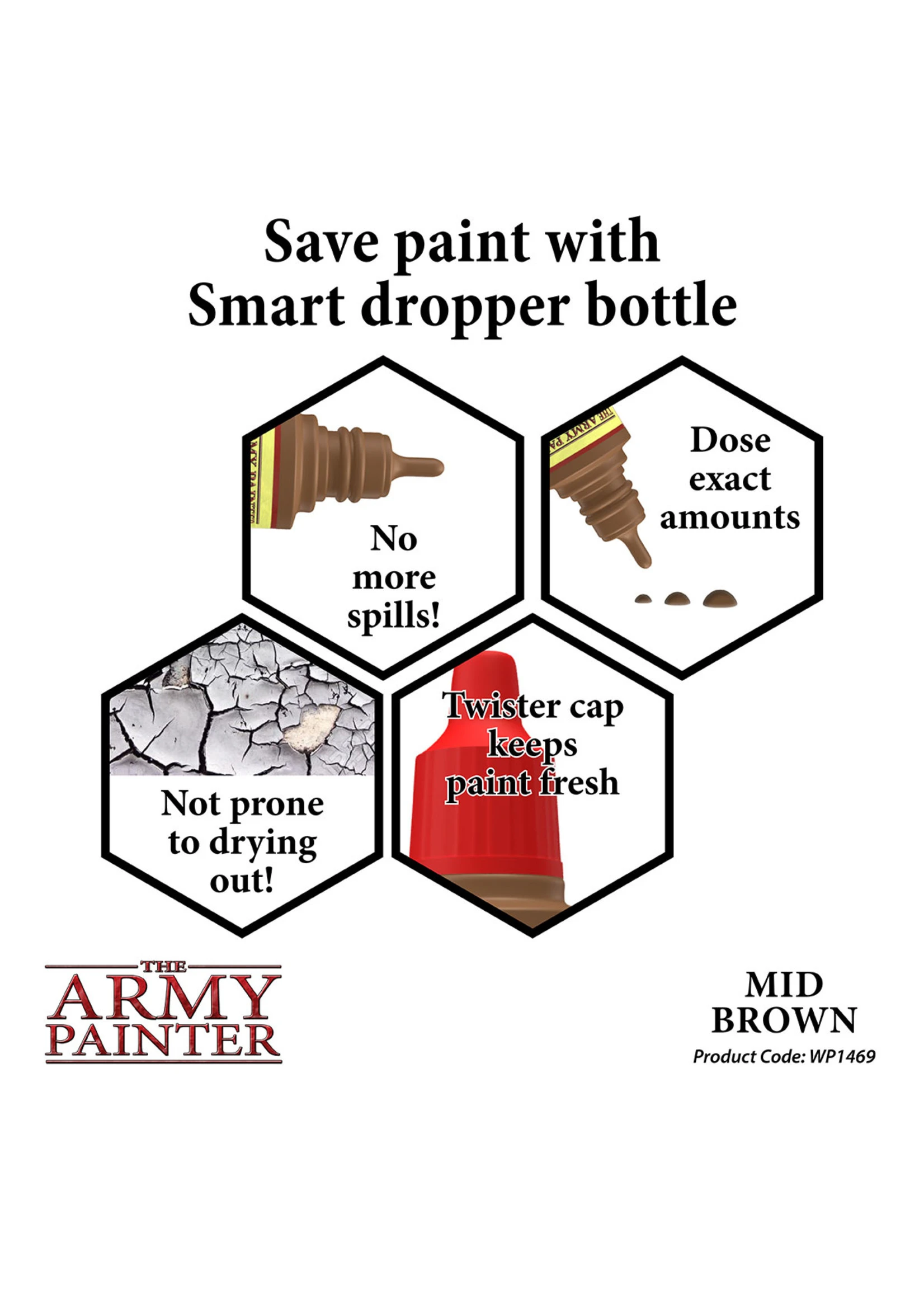 The Army Painter WP1469 - Quickshade Mid Brown 18ml Wash 7 The Army Painter WP1469 - Quickshade Mid Brown 18ml Wash - Image 5