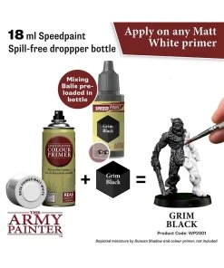 The Army Painter WP2001 - Speedpaint: Grim Black -Fascinations Metal Earth-shop the army painter wp2001 speedpaint grim black 1