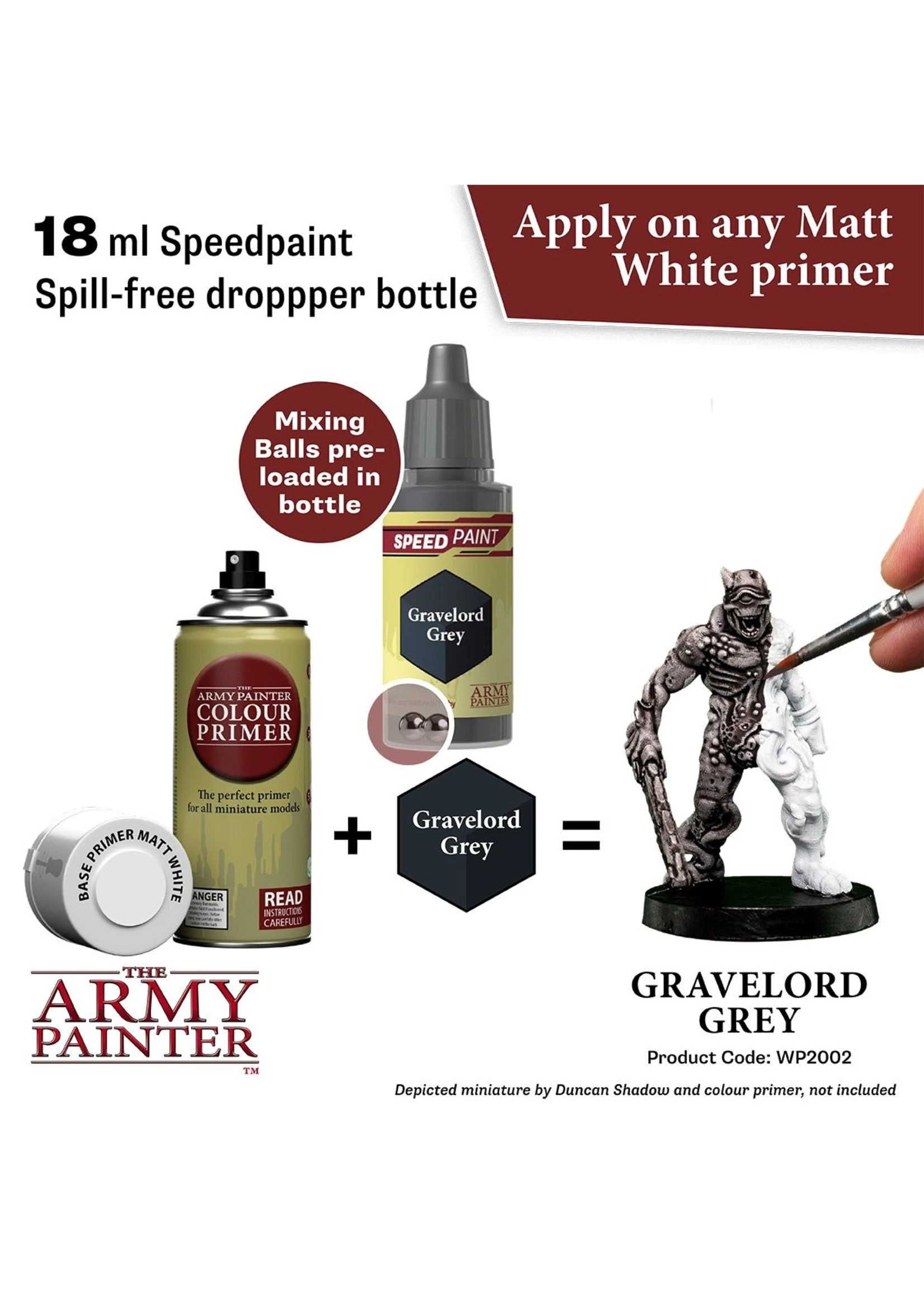 The Army Painter WP2002 - Speedpaint: Gravelord Grey 4 The Army Painter WP2002 - Speedpaint: Gravelord Grey - Image 2