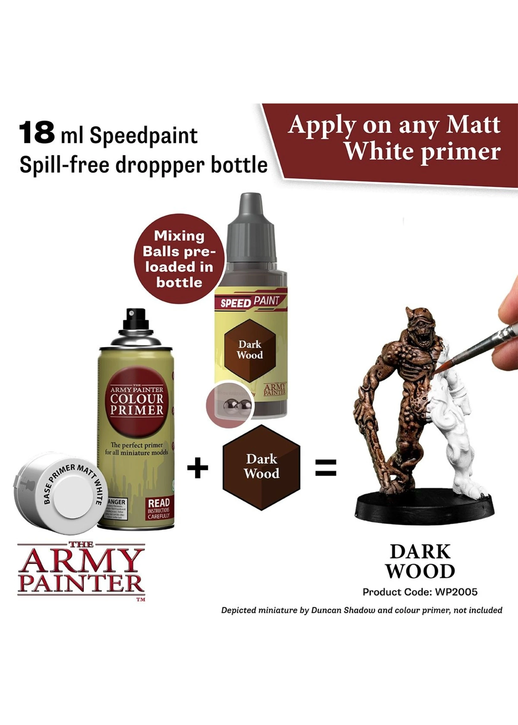 The Army Painter WP2005 - Speedpaint: Dark Wood 4 The Army Painter WP2005 - Speedpaint: Dark Wood - Image 2