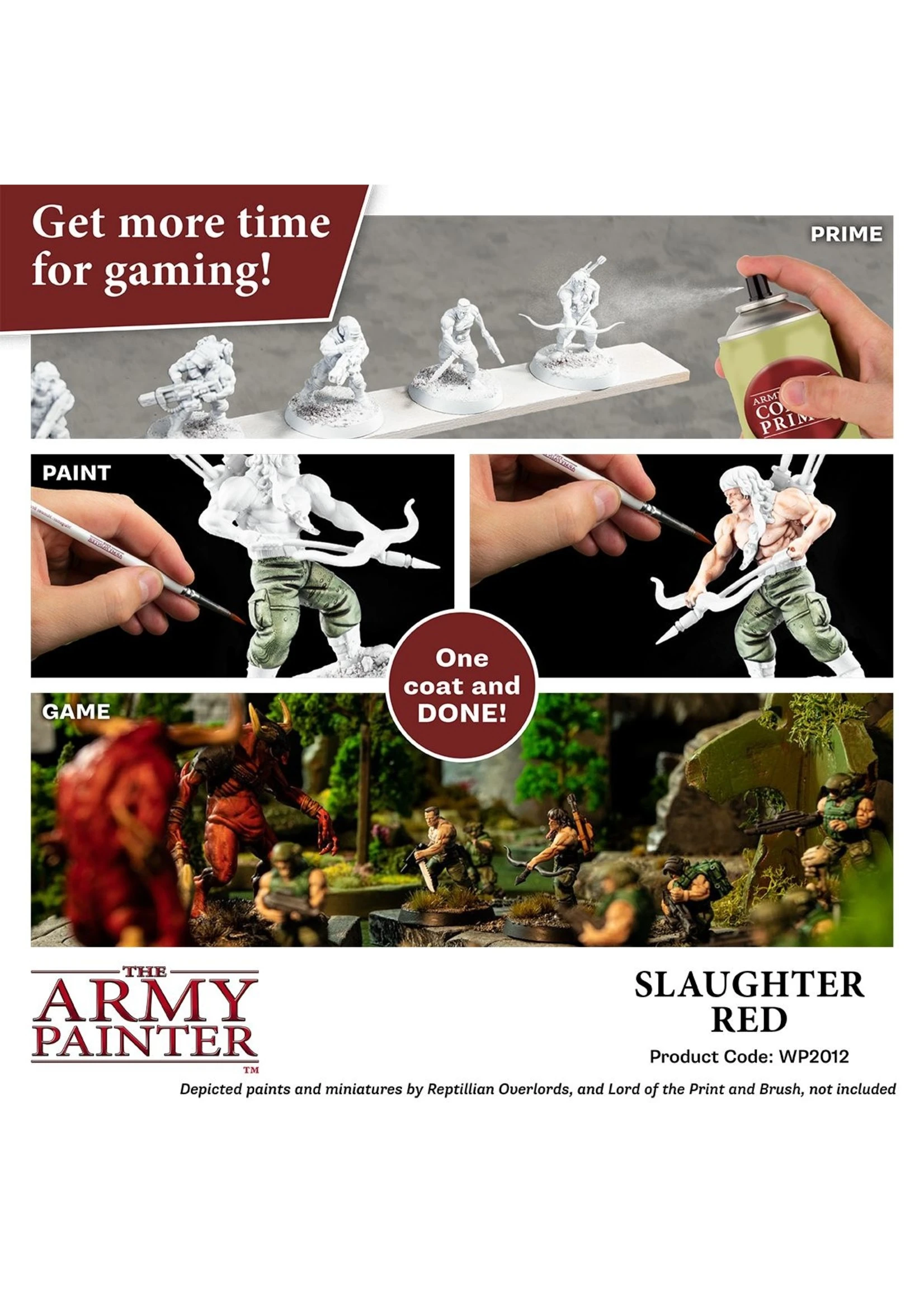 The Army Painter WP2012 - Speedpaint: Slaughter Red - Image 3
