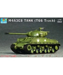 Trumpeter 7225 - 1/72 U.S. M4A3E8 Tank (T66 Track)