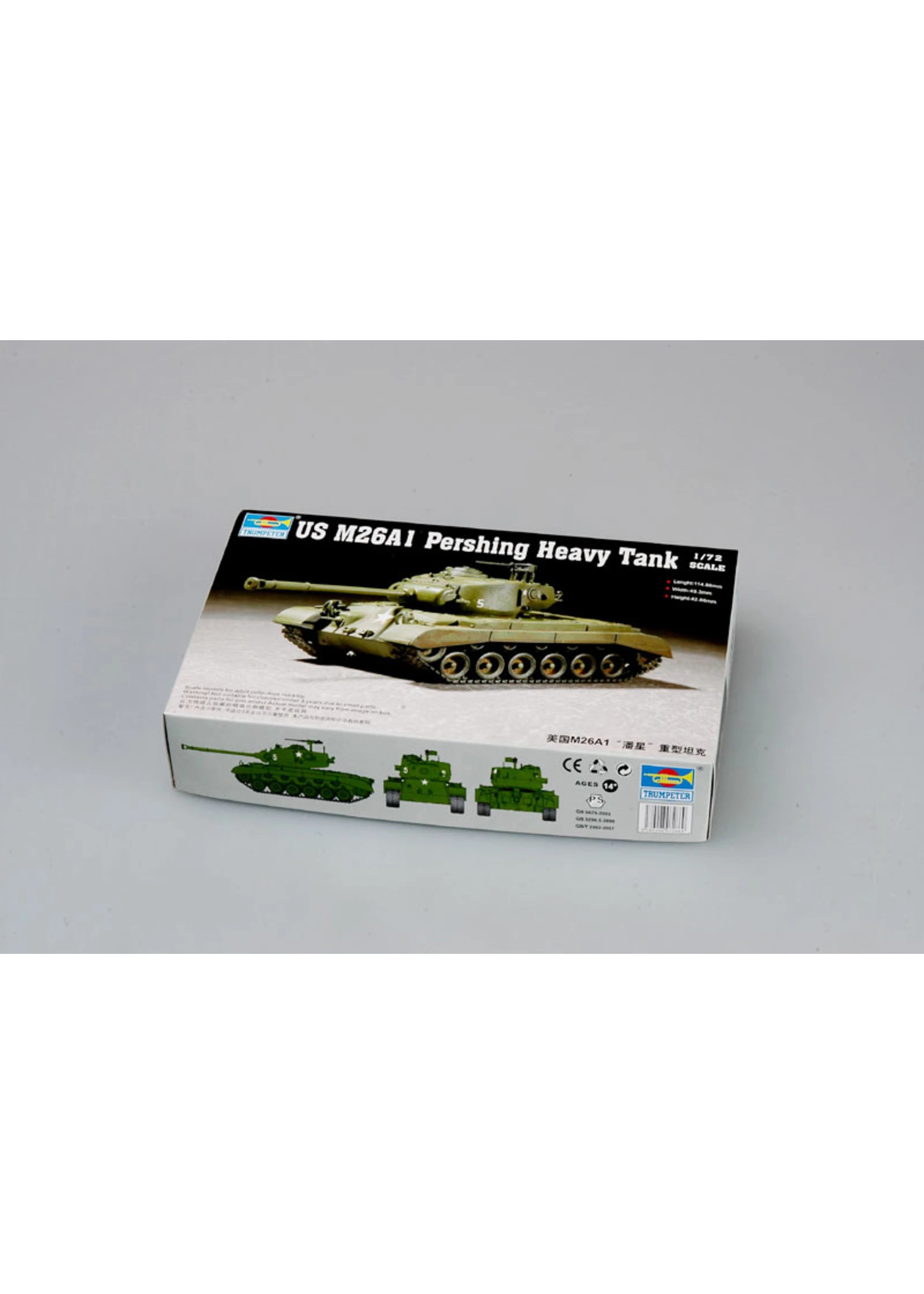 Trumpeter 7286 - 1/72 U.S. M26A1 Pershing Heavy Tank 4 Trumpeter 7286 - 1/72 U.S. M26A1 Pershing Heavy Tank - Image 2