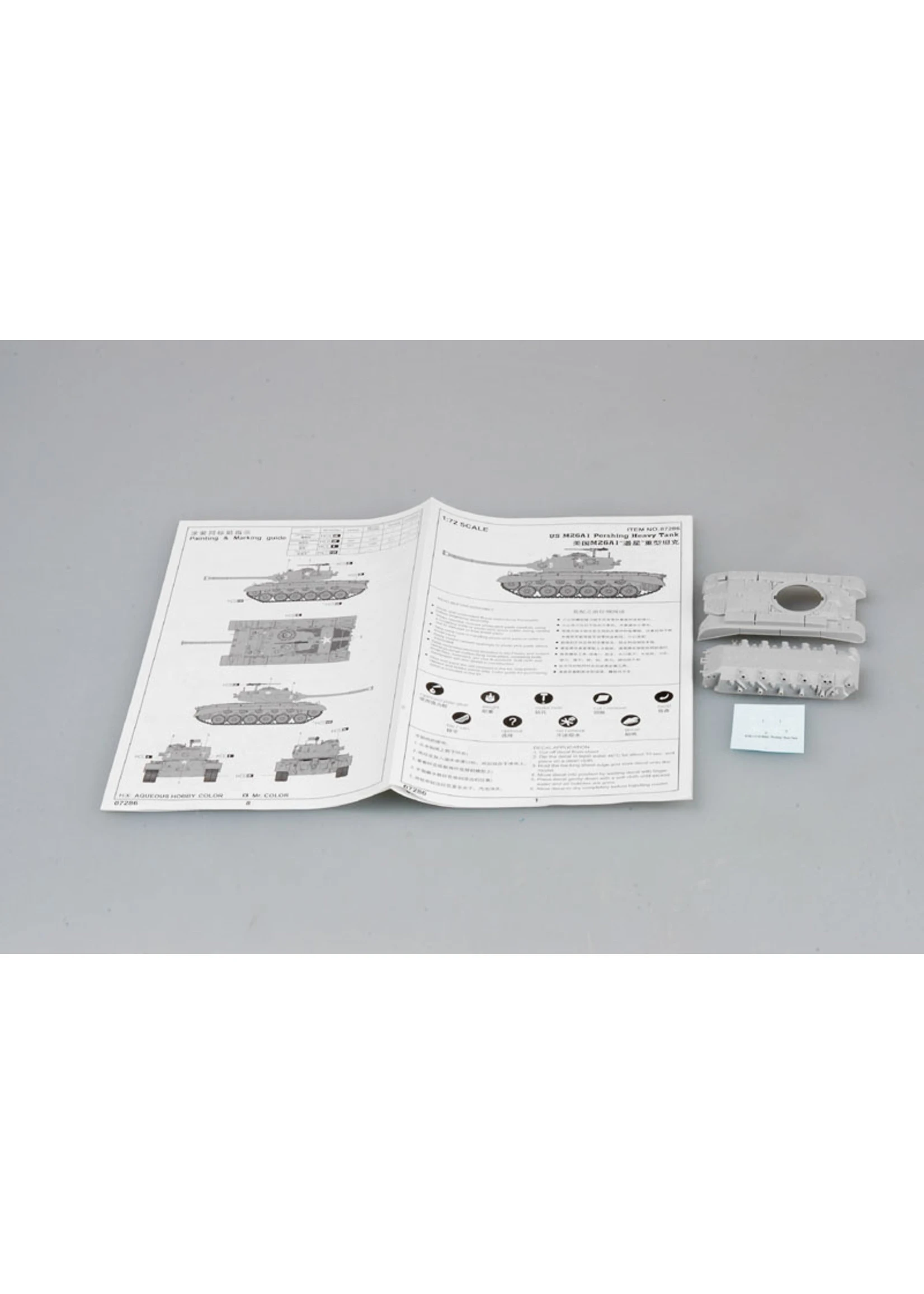 Trumpeter 7286 - 1/72 U.S. M26A1 Pershing Heavy Tank 5 Trumpeter 7286 - 1/72 U.S. M26A1 Pershing Heavy Tank - Image 3