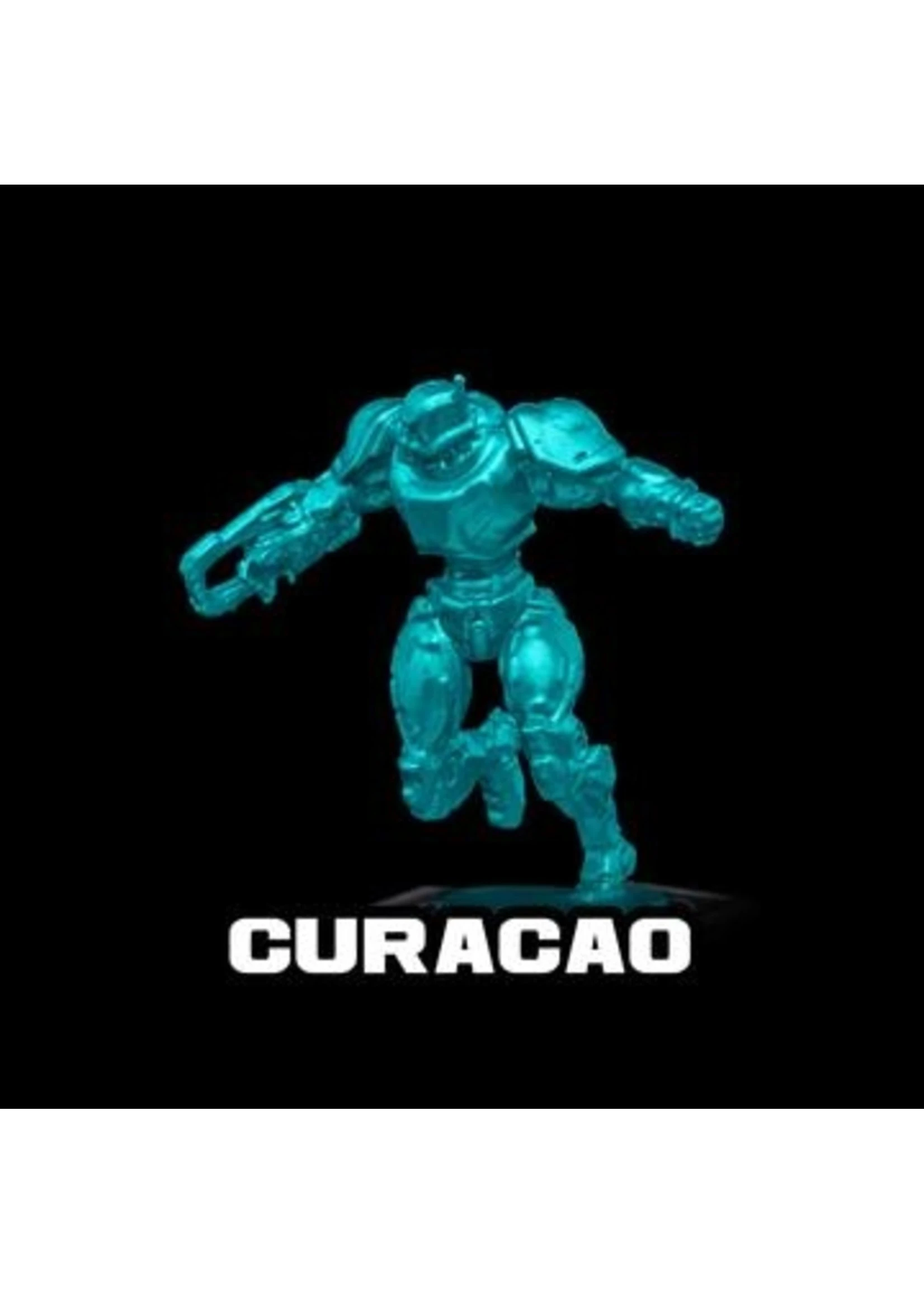 Turbo Dork Curacao Metallic Acrylic Paint - 20ml Bottle - Image 2