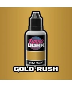 Turbo Dork Gold Rush Metallic Acrylic Paint - 20ml Bottle
