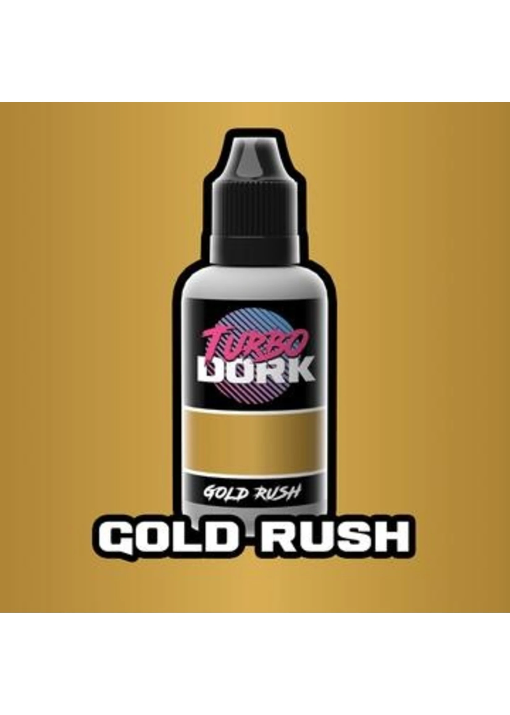 Turbo Dork Gold Rush Metallic Acrylic Paint - 20ml Bottle 3 Turbo Dork Gold Rush Metallic Acrylic Paint - 20ml Bottle