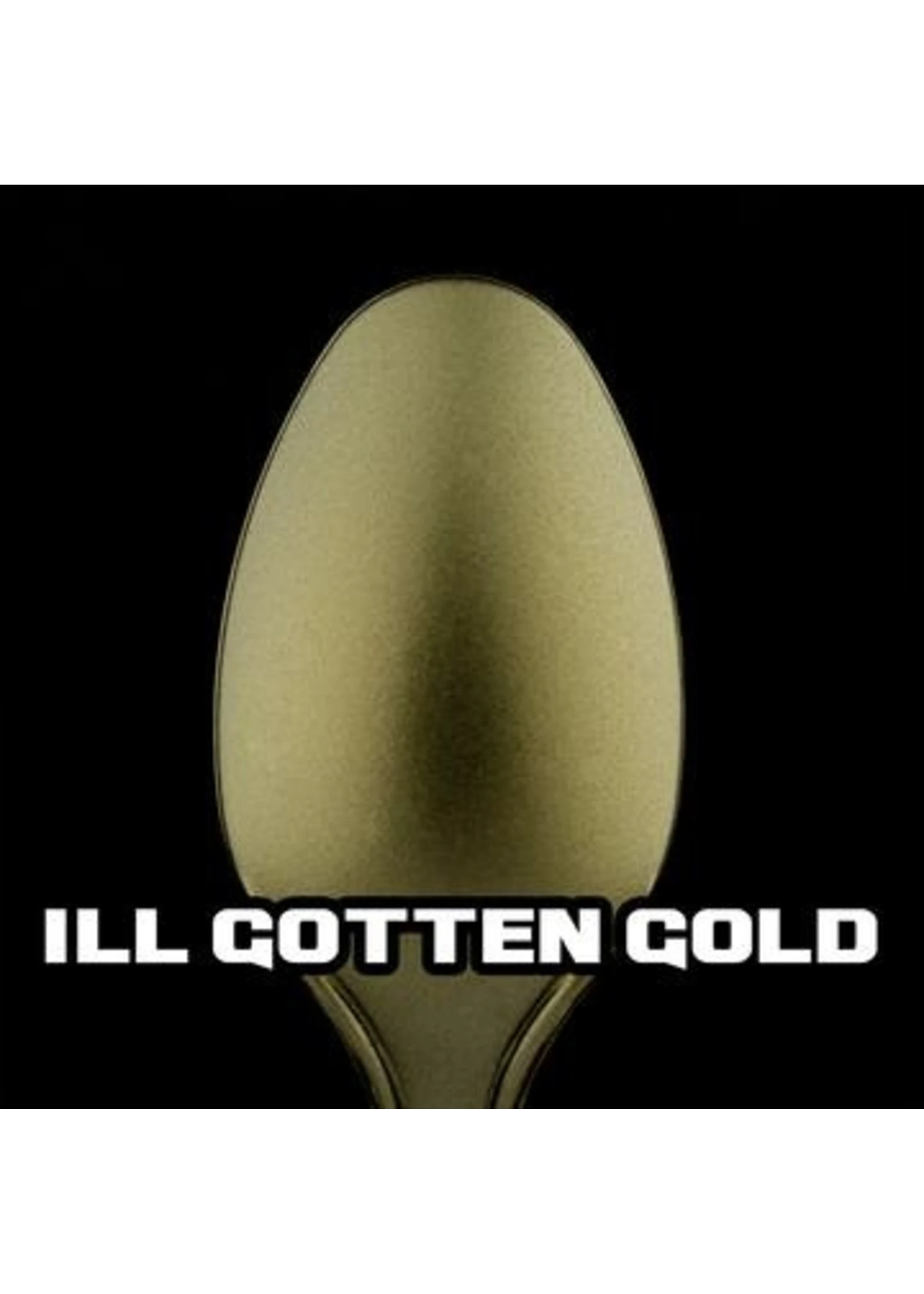 Turbo Dork Ill Gotten Gold Metallic Acrylic Paint - 20ml Bottle - Image 3