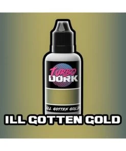 Turbo Dork Ill Gotten Gold Metallic Acrylic Paint - 20ml Bottle
