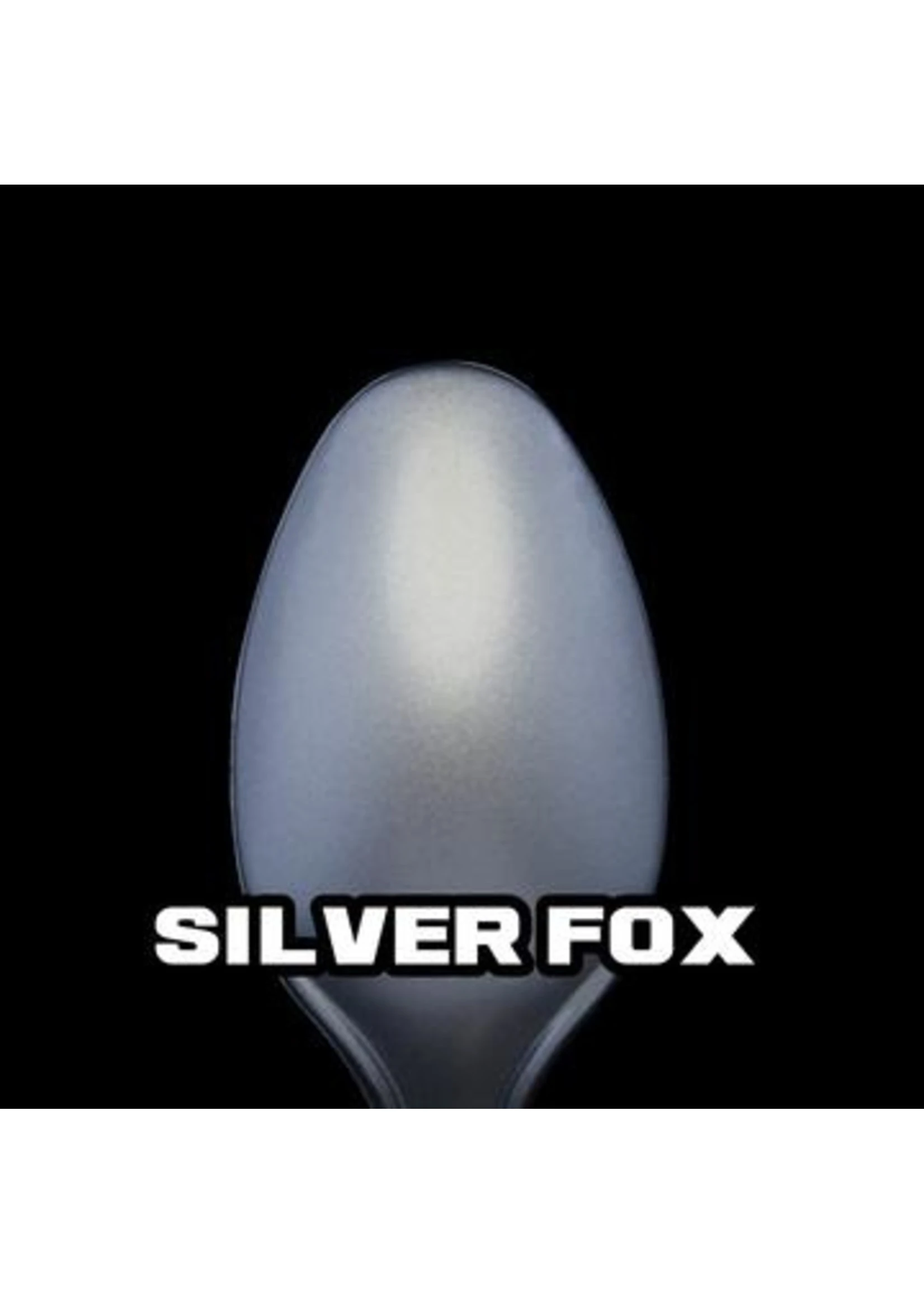 Turbo Dork Silver Fox Metallic Acrylic Paint - 20ml Bottle - Image 3