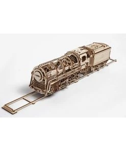UGEARS 460 Locomotive With Tender -Fascinations Metal Earth-shop ugears 460 locomotive with tender 2