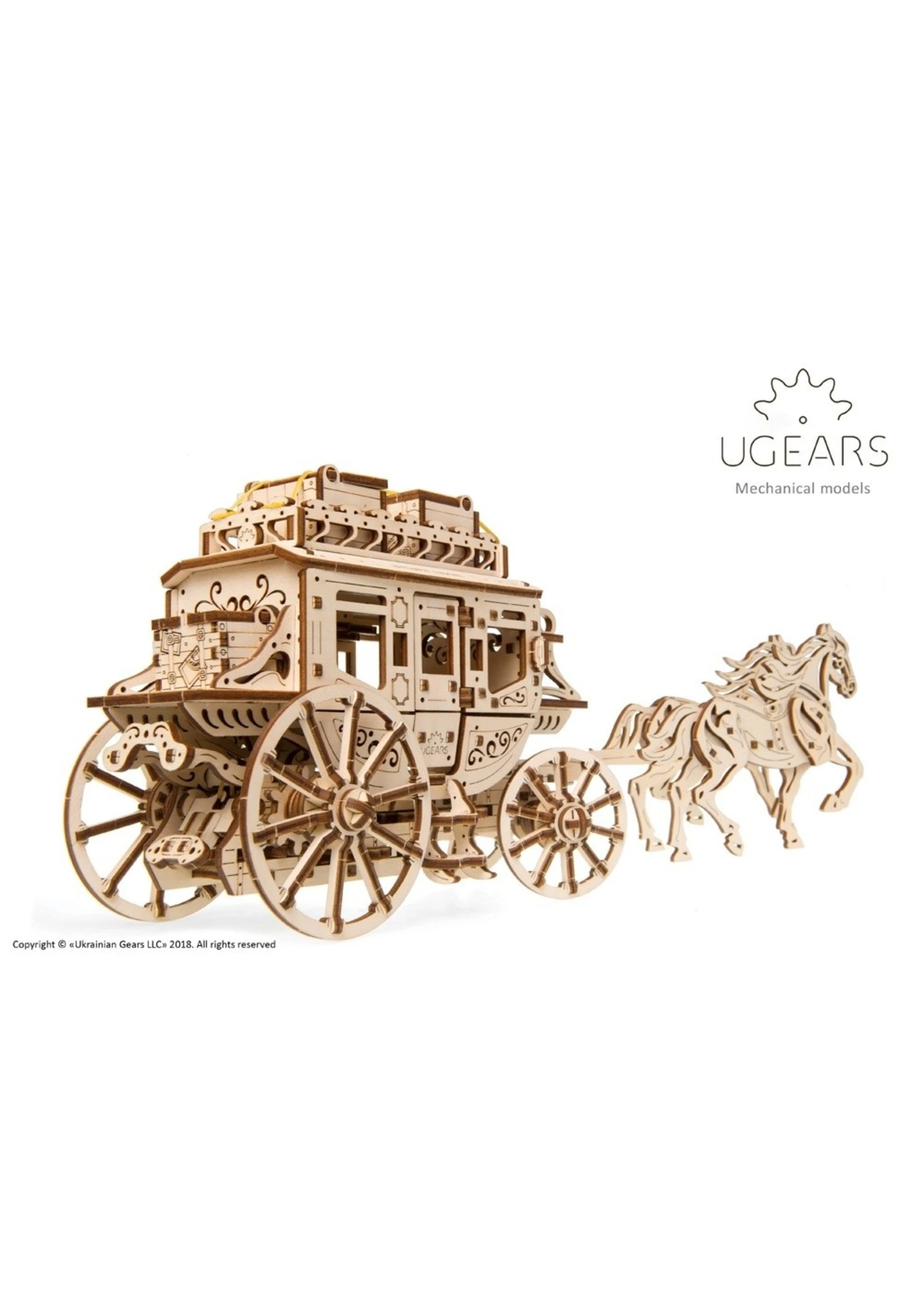 UGEARS Stagecoach 3 UGEARS Stagecoach - Image 2