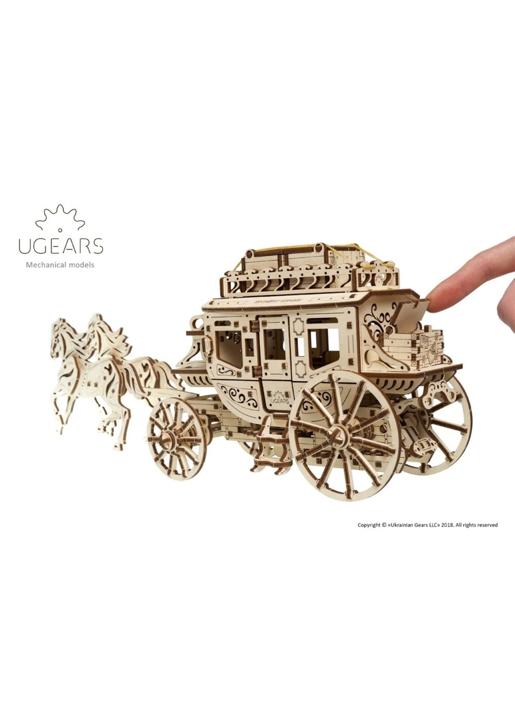 UGEARS Stagecoach 4 UGEARS Stagecoach - Image 3