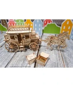 UGEARS Stagecoach 10 UGEARS Stagecoach -Fascinations Metal Earth-shop ugears stagecoach 4